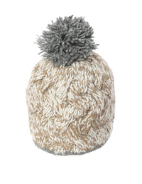 Woolen Beanie Hat with Pom Pom