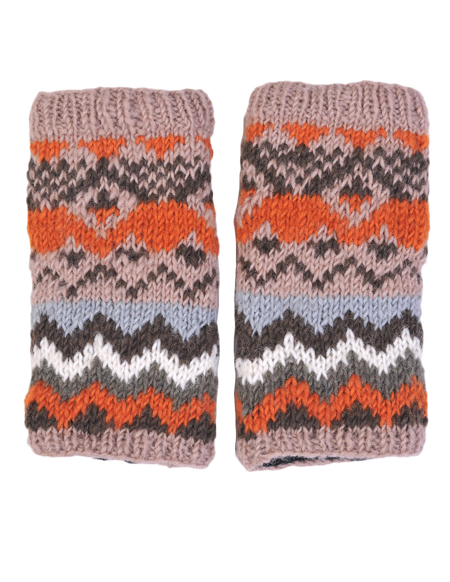 Tribal Knitted Woolen Handwarmer