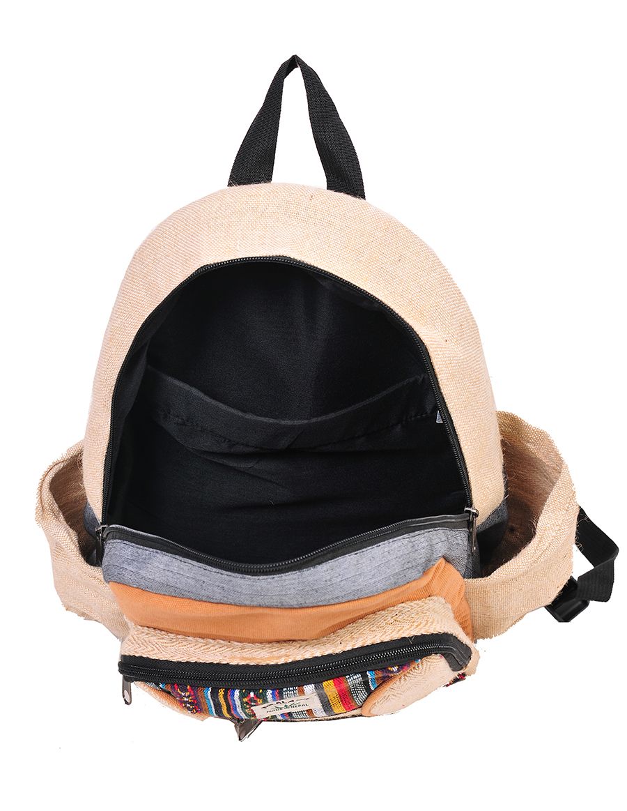 Tribal Hemp and Cotton Backpack