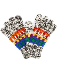 Wool Multi Color Gloves