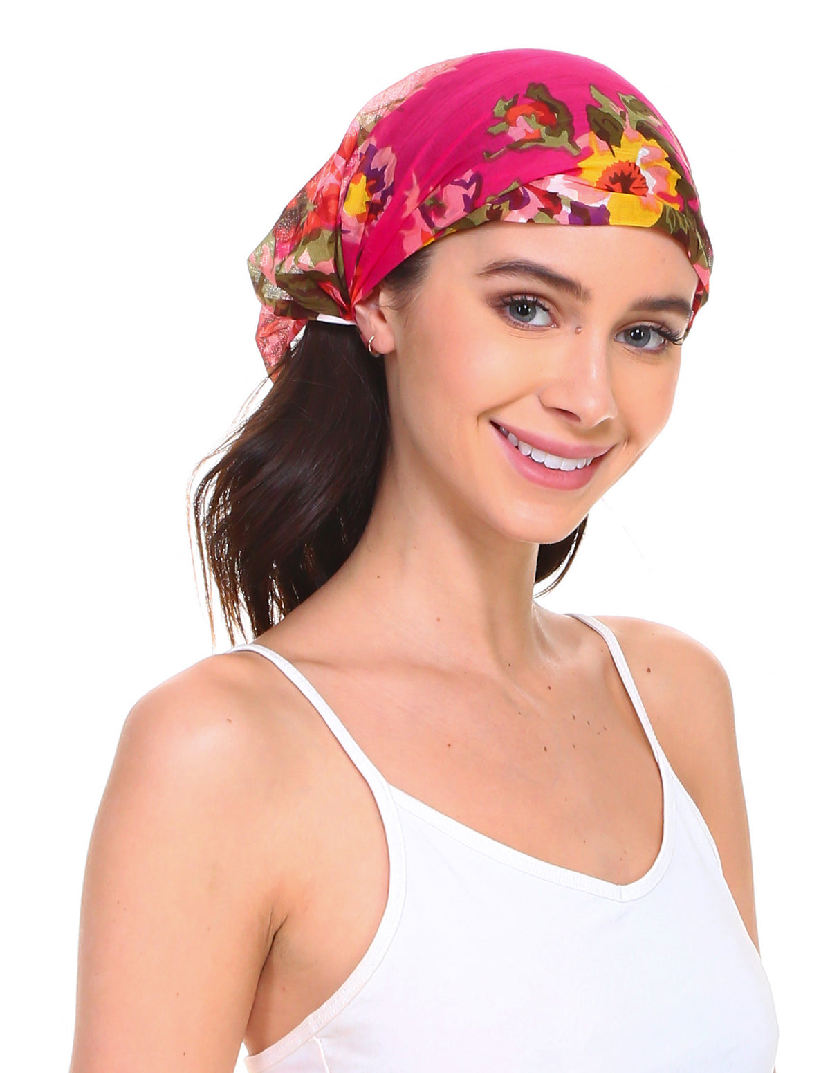 Floral Print Cotton Headband
