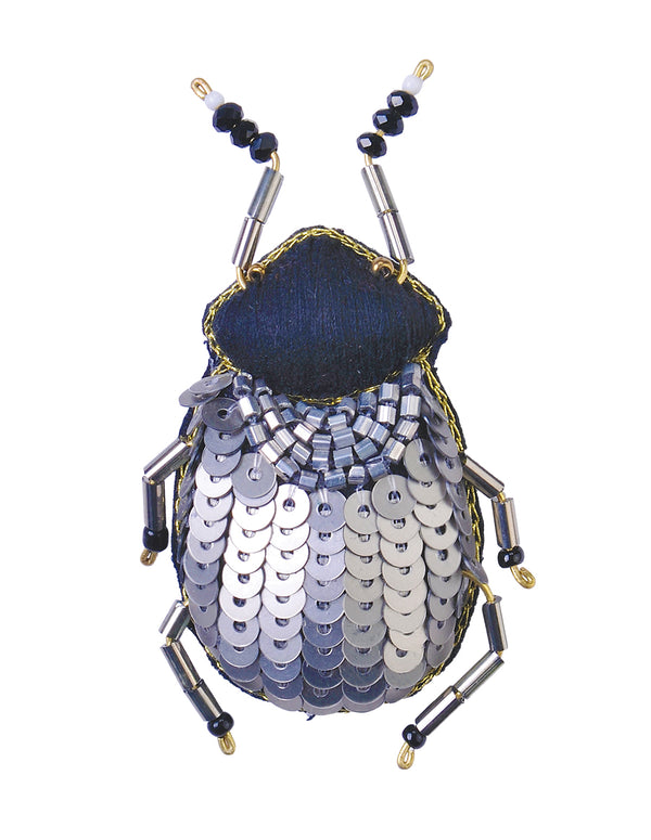 Resting Beetle Insect Brooch