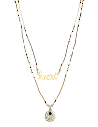 Heart & Charm Layered Delicate Necklace