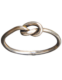 Thin Knot Metal Ring
