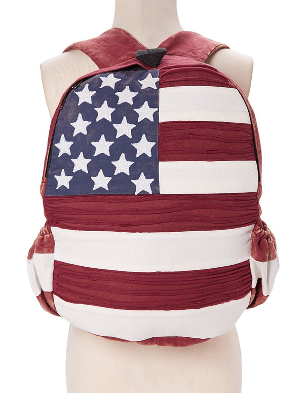 Red Stars and Stripes Backpack