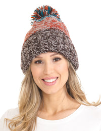 Melange Woolen Beanie Hat