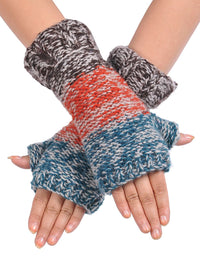 Mélange Knit Wool Handwarmer