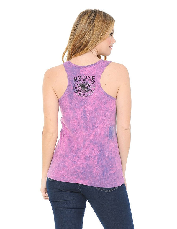 Skull and Tree of Life Cotton Tank by No Time